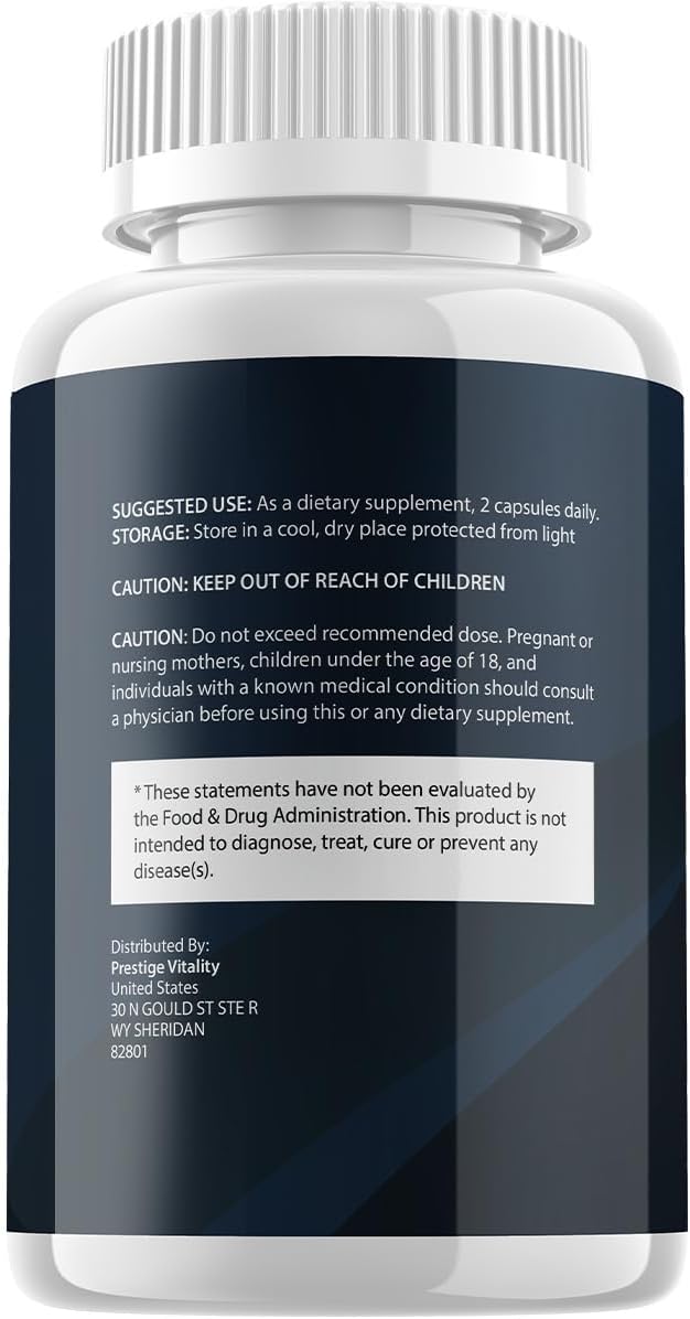 SynaBoost Brain Supplement Capsules - All-Natural Memory and Focus Pills with Maximum Strength Formula - 60 Capsules