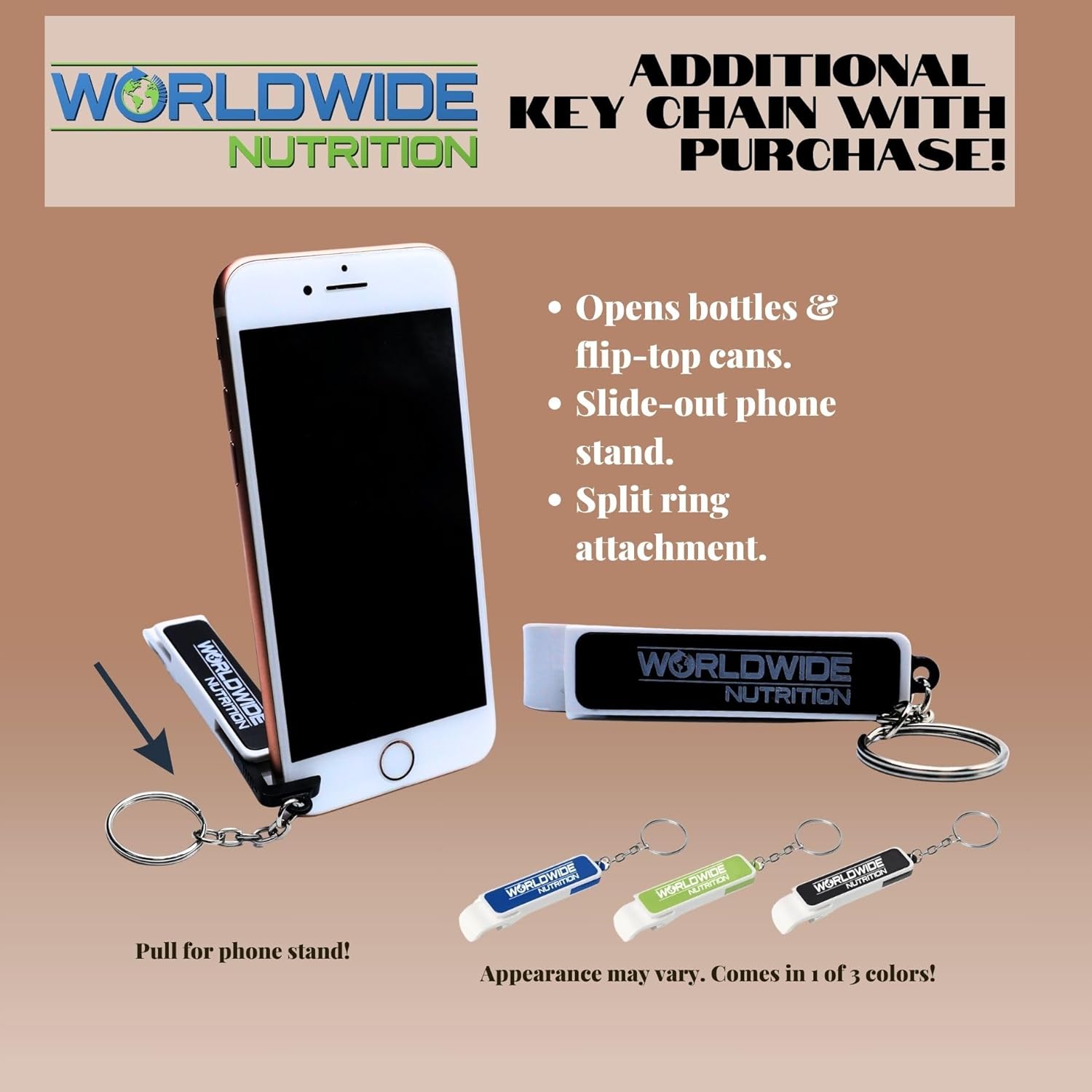Syntrax Bundle: Micellar Créme Chocolate Milkshake, 2lb + Worldwide Nutrition Keychain