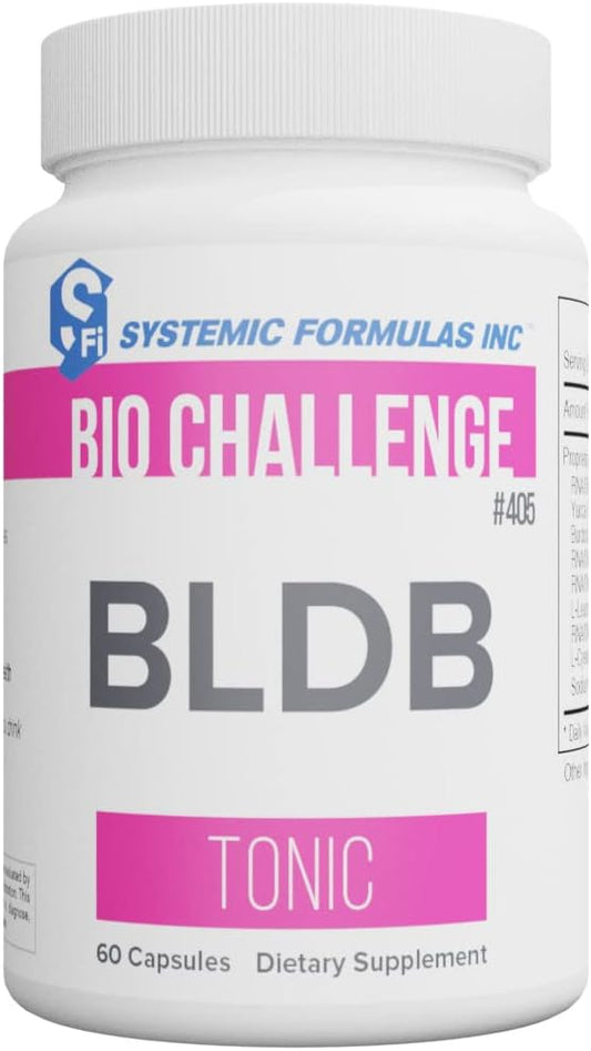 Systemic Formulas BLDB Tonic Capsules #405 for Blood Health with Liver, Kidney, Spleen, and Hemoglobin Tissue Support - 60 Count