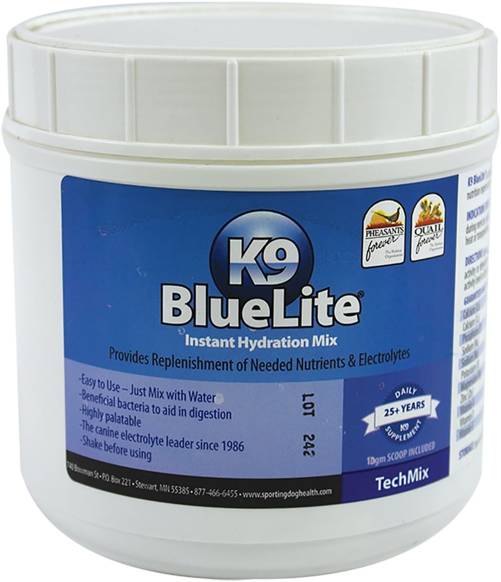TechMix K-9 Bluelite - 1.75 lb Electrolyte Supplement for Dogs