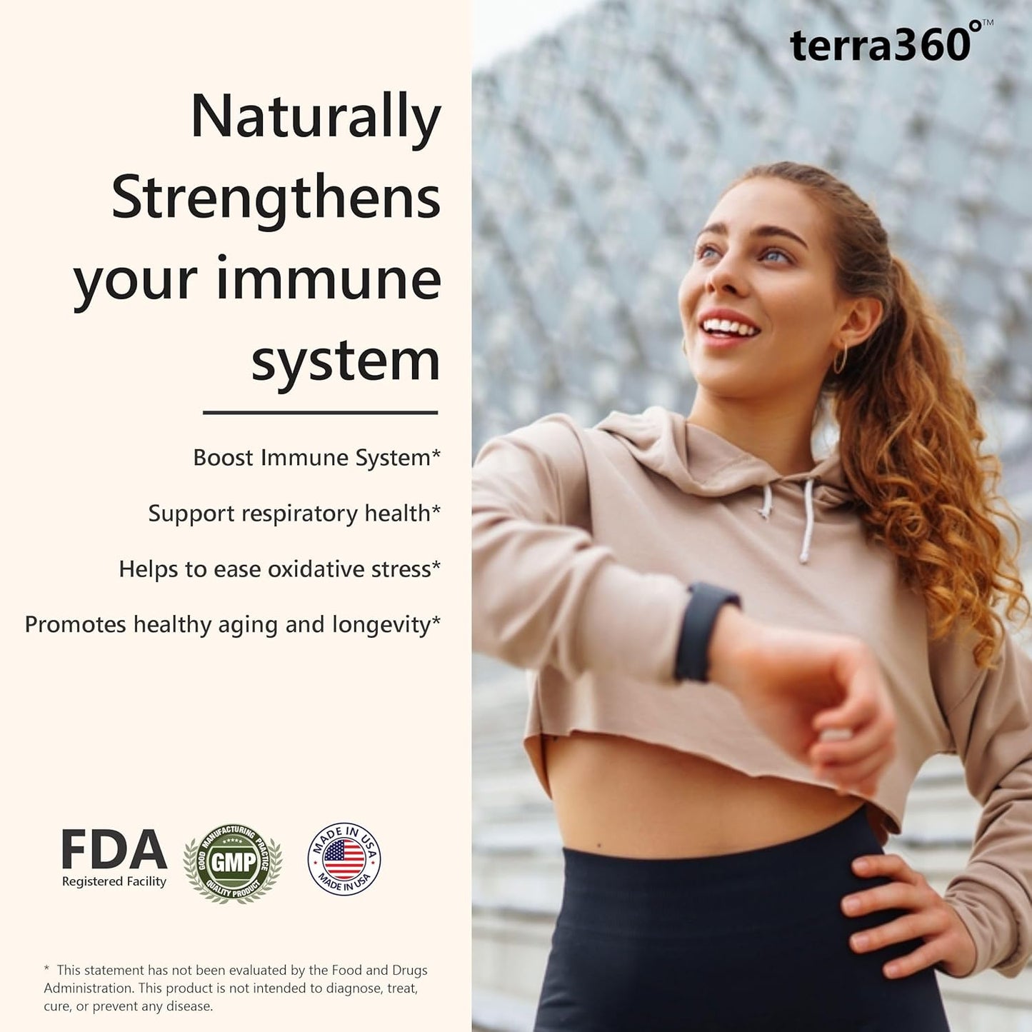 terra360° Hist Balance Capsules with Quercetin & Stinging Nettles - Antioxidant Supplement for Seasonal Support, Cellular, Immune & Heart Health - 120 Count
