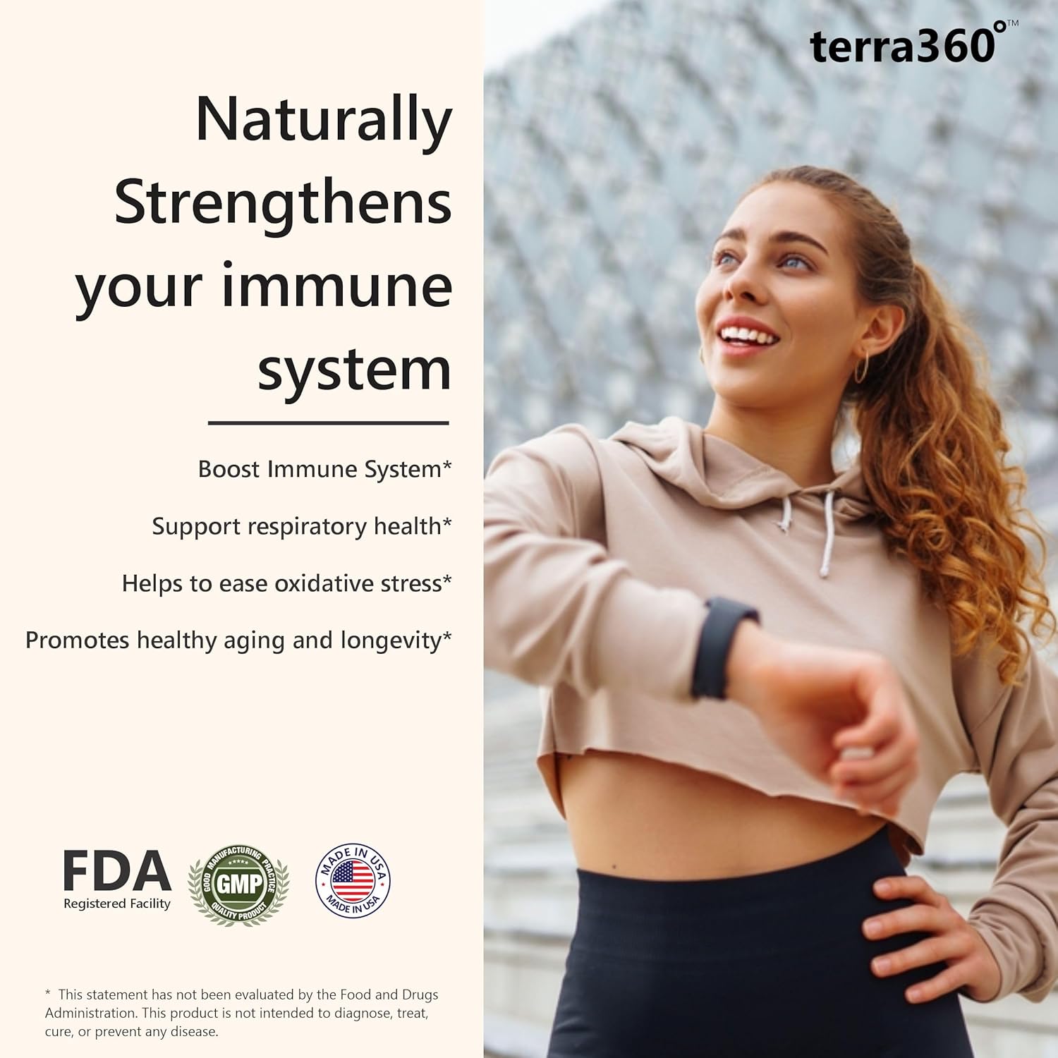 terra360° Hist Balance Capsules with Quercetin & Stinging Nettles - Antioxidant Supplement for Seasonal Support, Cellular, Immune & Heart Health - 120 Count