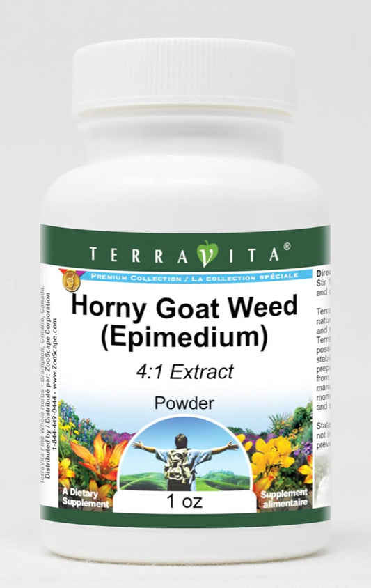 Terravita Epimedium 4:1 Powder (1 oz) - Pack of 2