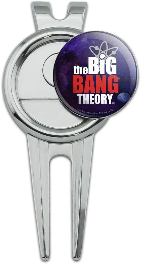 The Big Bang Theory Logo Golf Divot Repair Tool with Ball Marker by GRAPHICS & MORE