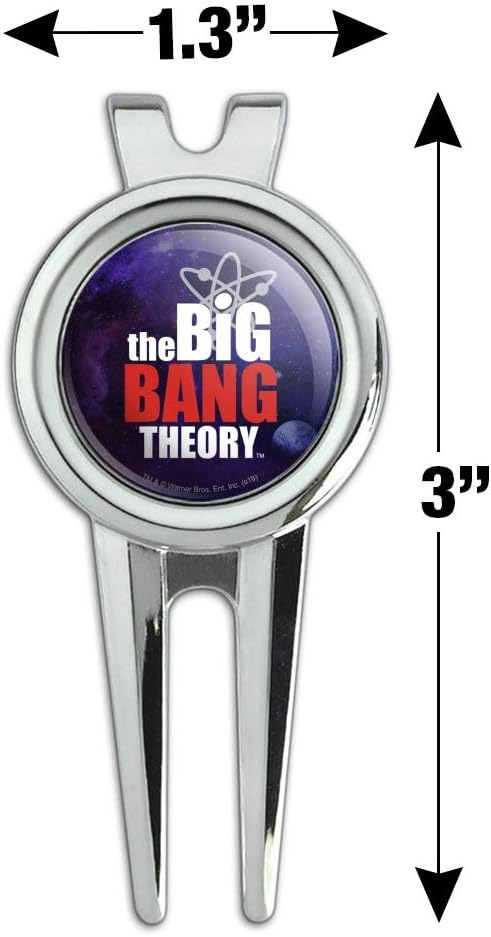 The Big Bang Theory Logo Golf Divot Repair Tool with Ball Marker by GRAPHICS & MORE
