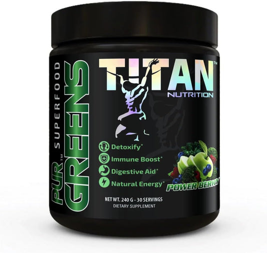 Titan Nutrition Titan Purgreens Power Berry Superfood Supplement