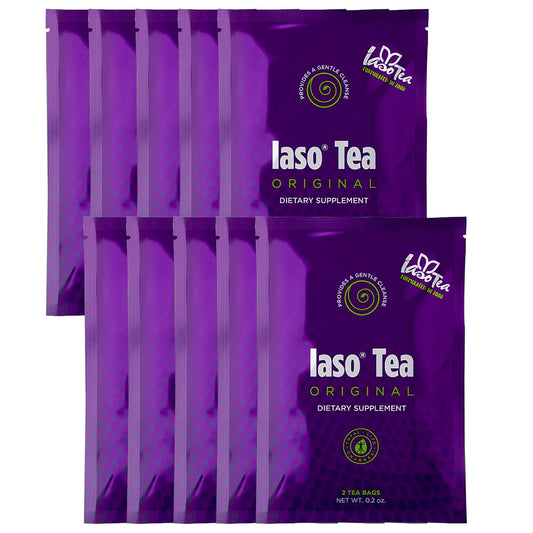 TLC Iaso Instant Tea Original - Cleansing & Refreshing Drink for Balanced Lifestyle - 200 Sachets in 10 Pack