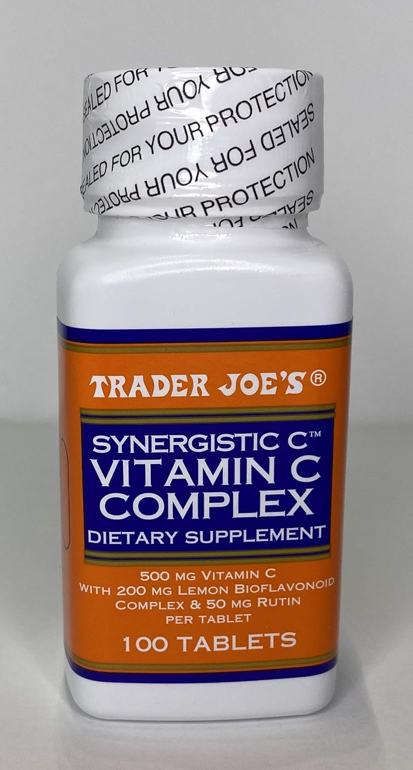 Trader Joe's Vitamin C Complex 100 Tablets - Boost Immunity and Support Overall Health
