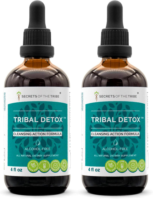 Tribal Detox Liquid Extract - Herbal Supplement Blend for Cleansing and Detoxification (8 fl oz)