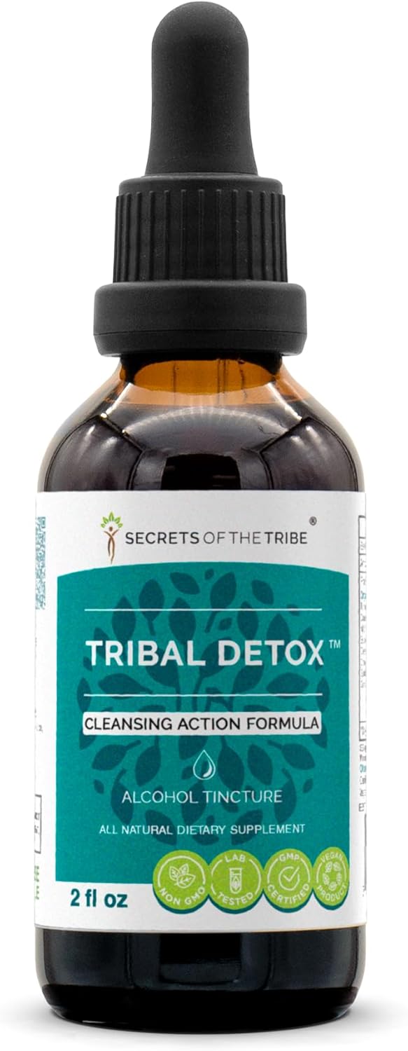 Tribal Detox Liquid Extract - Herbal Supplement Blend for Cleansing (2 fl oz)
