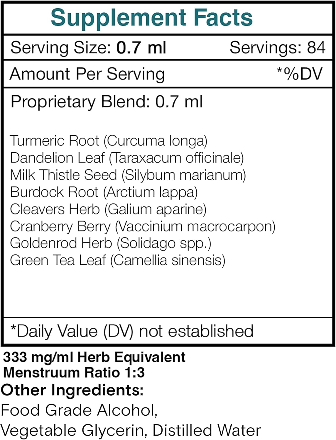 Tribal Detox Liquid Extract - Herbal Supplement Blend for Cleansing (2 fl oz)