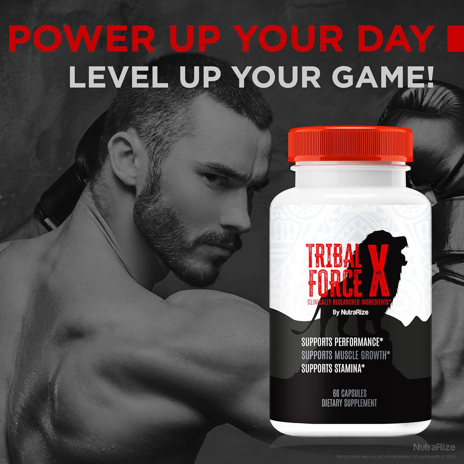 TribalForce X Capsules (3 Pack) - Natural Male Performance Support for Lasting Energy - 180 Capsules