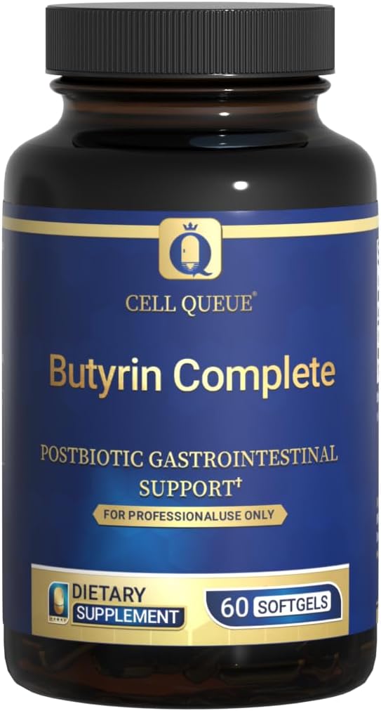 Tributyrin Butyrate Gut Health Supplement - Postbiotics for IBS & Colon Health, Constipation Relief - 60 Softgels
