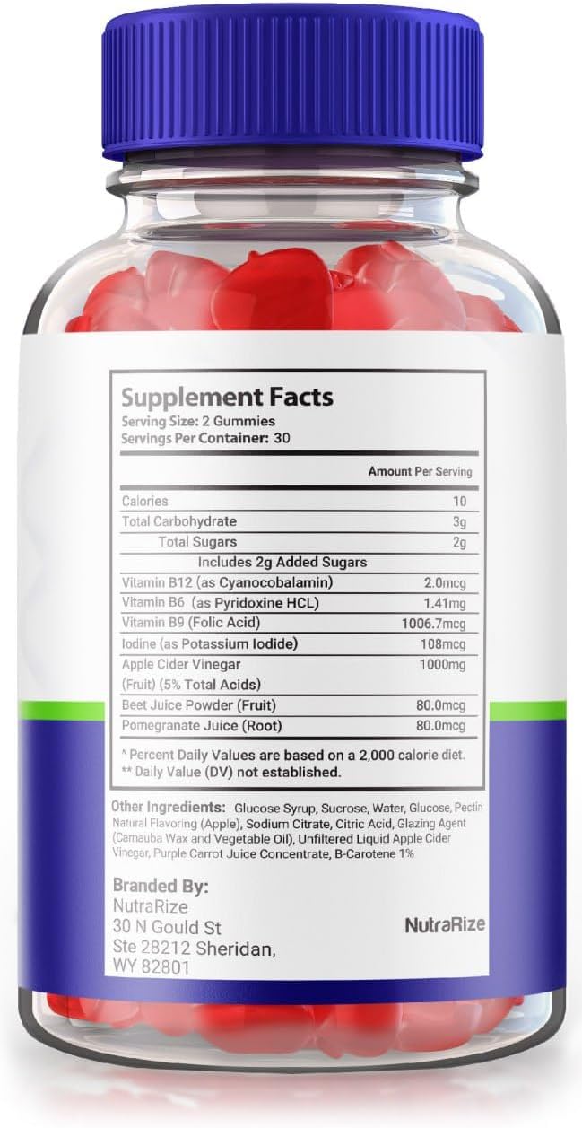 Trim Keto Tonic ACV Gummies - Advanced  Slimming Formula  Support with Keto + ACV - 2 Pack (120 Gummies)