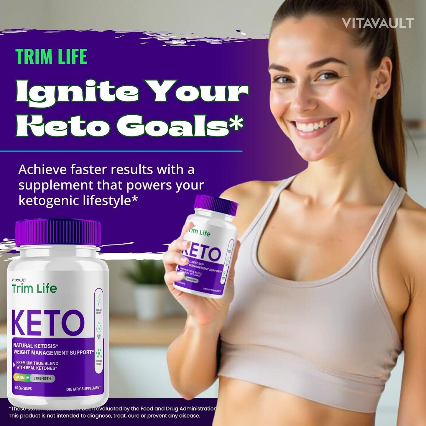Trim Life Keto Capsules - Maximum Strength TrimLife Advanced Formula Supplement Pills - All Natural Keto Pills, 5 Pack Reviews