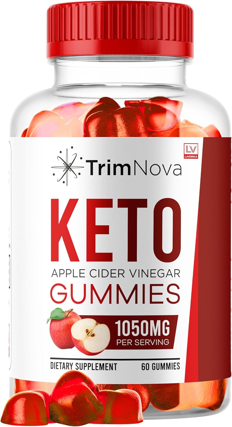 TrimNova Keto ACV Gummies - 1050MG Formula for 1 Month Supply