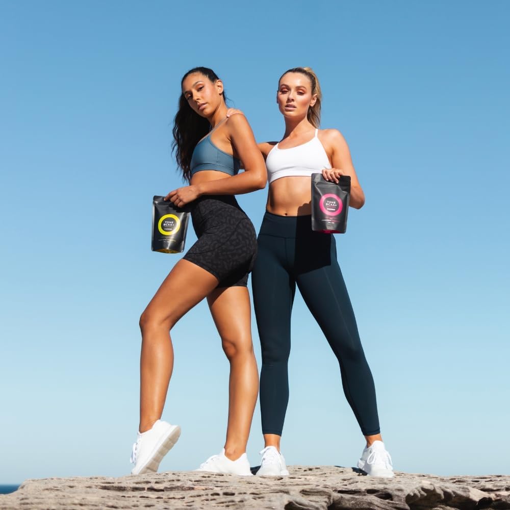 Tropeaka Tone BCAA+ Powder for Muscle Growth, Recovery & Endurance - Vegan & Non-GMO Post Workout Energy Powder - 8.8oz