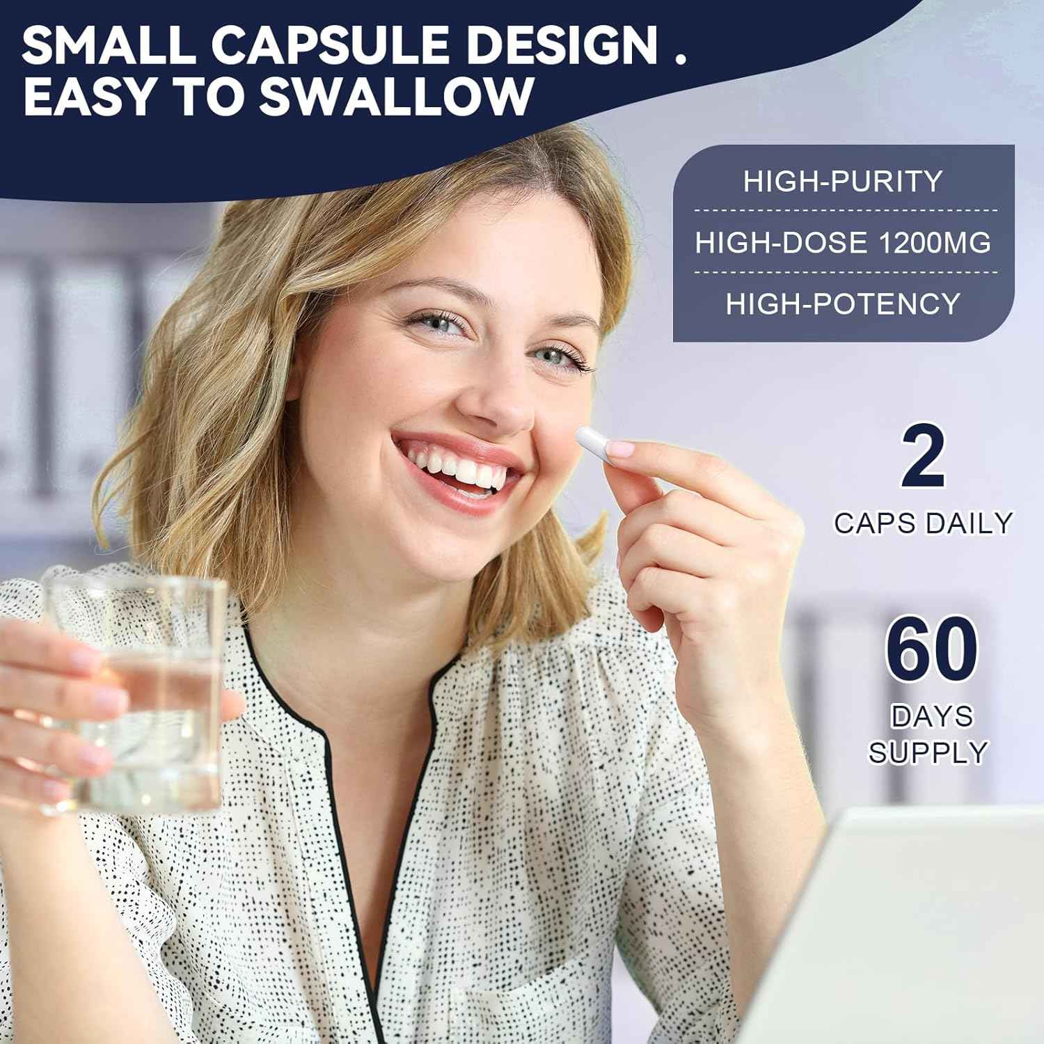 TUDCA Bile Salts Liver Support Supplement 1200mg, 120 Capsules, (Two Daily, 60 Days), for Liver and Gallbladder Support, Vegan