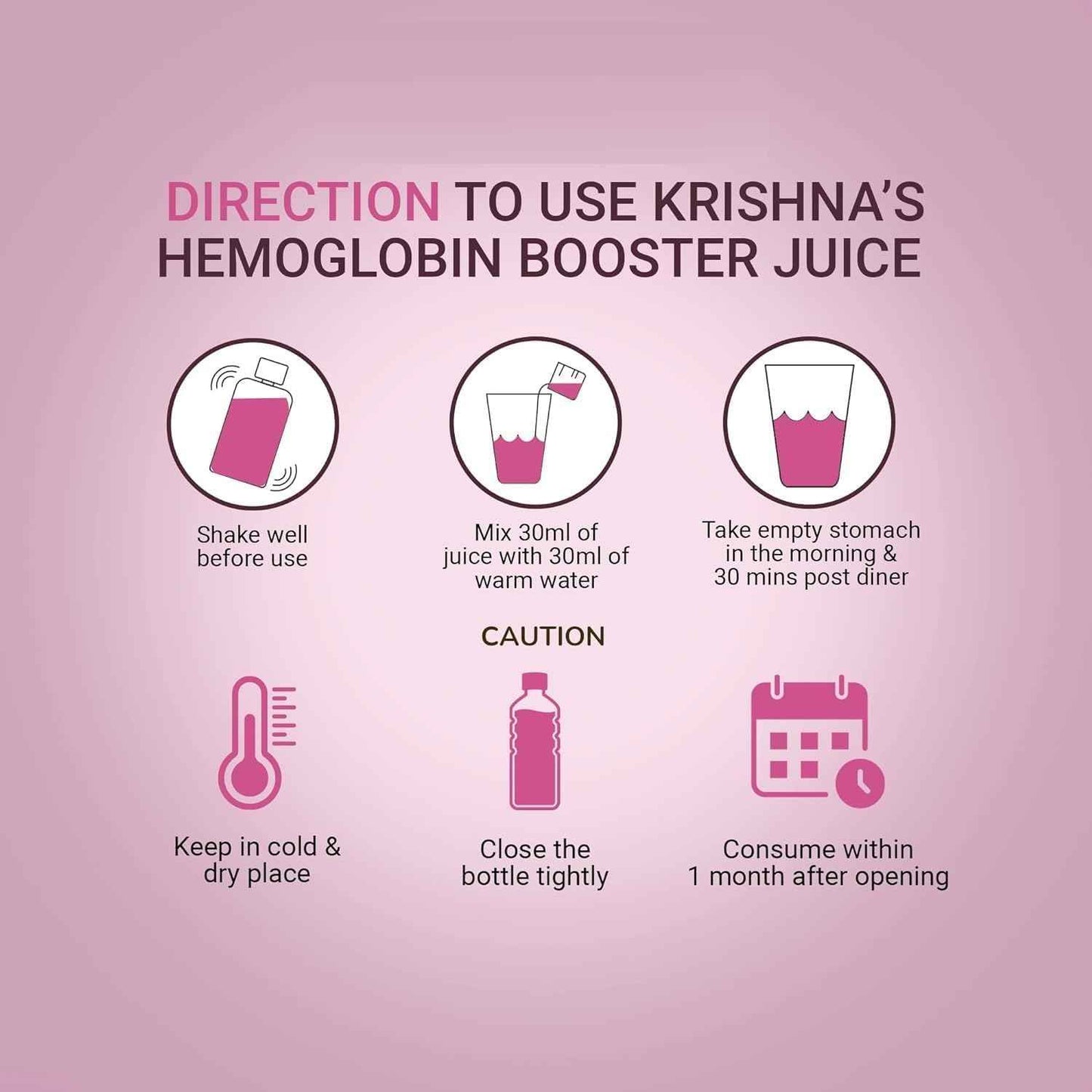 Twirlsilk Hemoglobin Booster Juice - 500 ml (Pack of 2) | Helps to improve your Haemoglobin Count | Goodness Dev Daru, Kutki, Amla