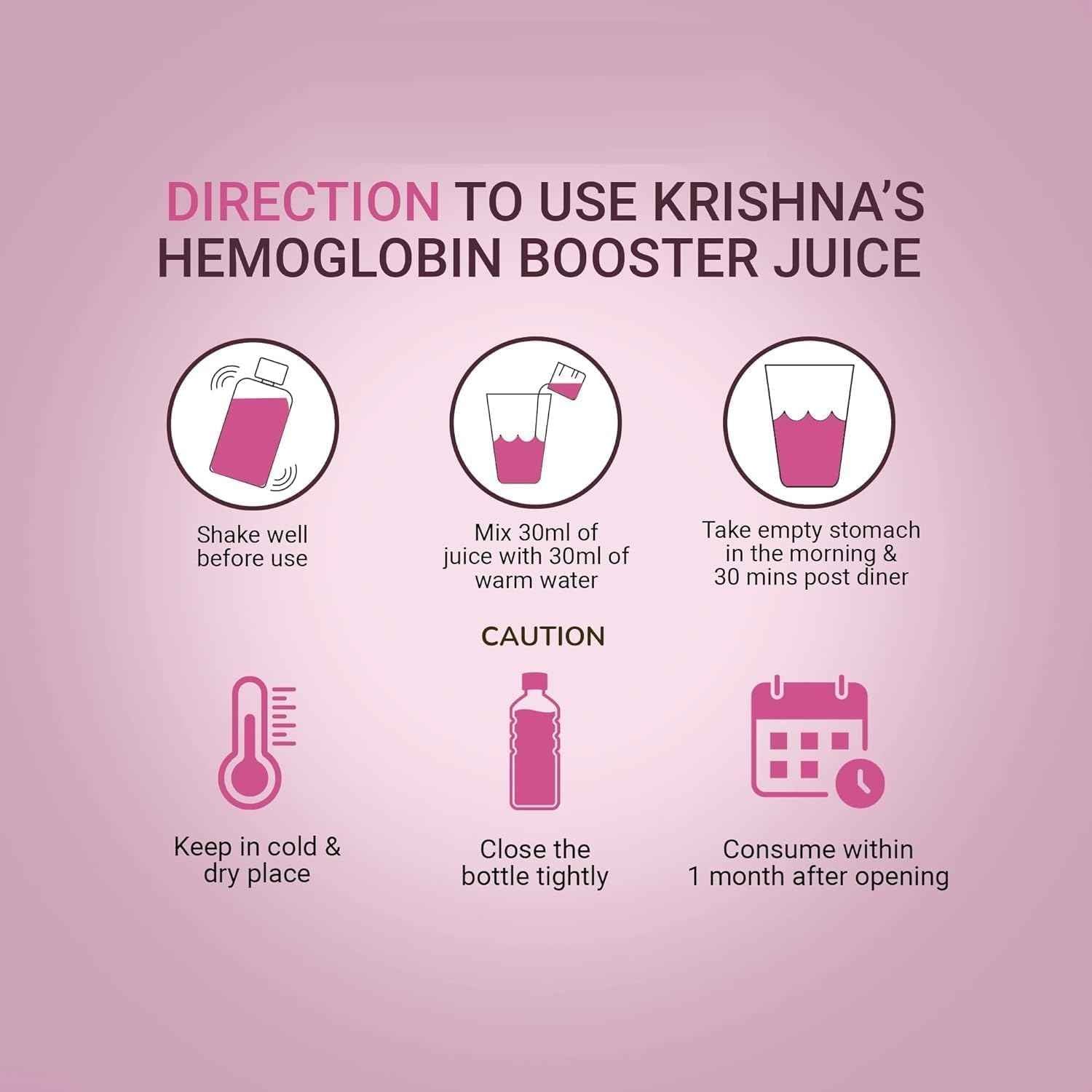 Twirlsilk Hemoglobin Booster Juice - 500 ml (Pack of 2) | Helps to improve your Haemoglobin Count | Goodness Dev Daru, Kutki, Amla