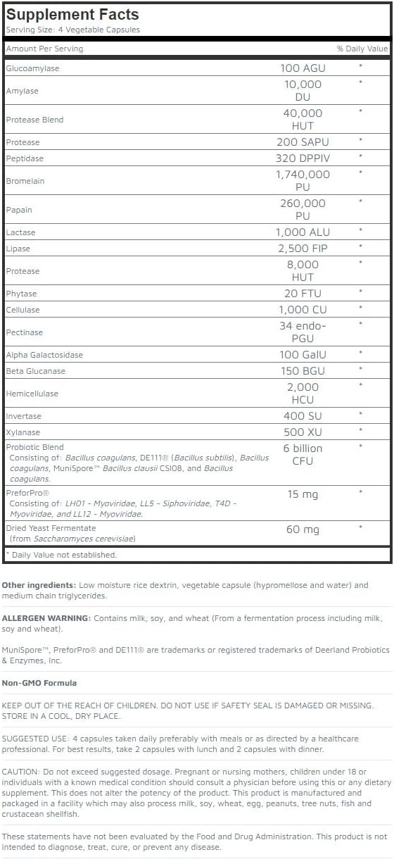 Ultimate Gut Health Supplement | 60 Vegetable Capsules | INFINITY ONE NETWORK