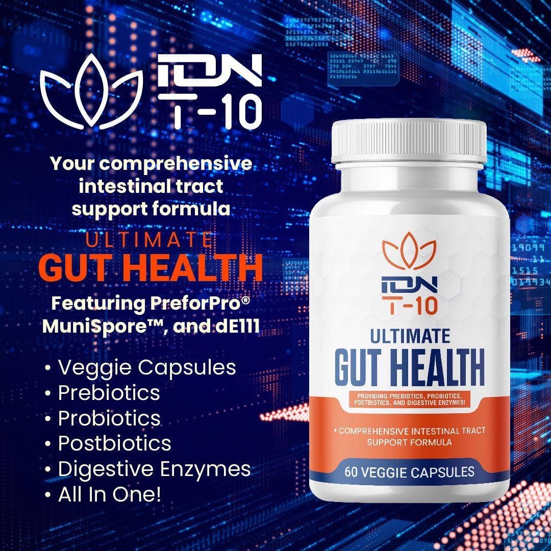 Ultimate Gut Health Supplement | 60 Vegetable Capsules | INFINITY ONE NETWORK