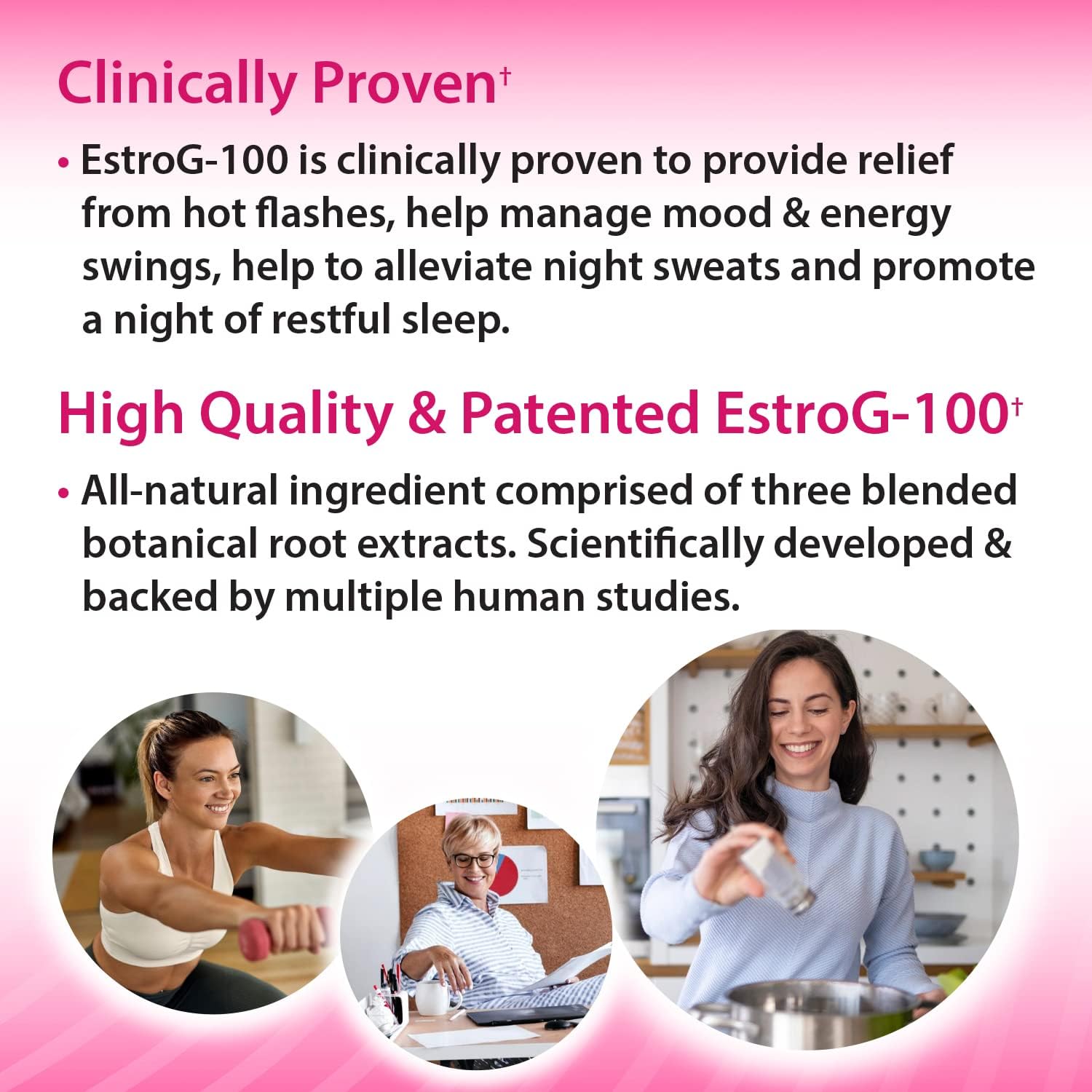 Ultra-Liposomal Menopause Support with EstroG-100, Reduces Symptoms, Hot Flashes, Night Sweats, Mood Swings, 10 fl oz