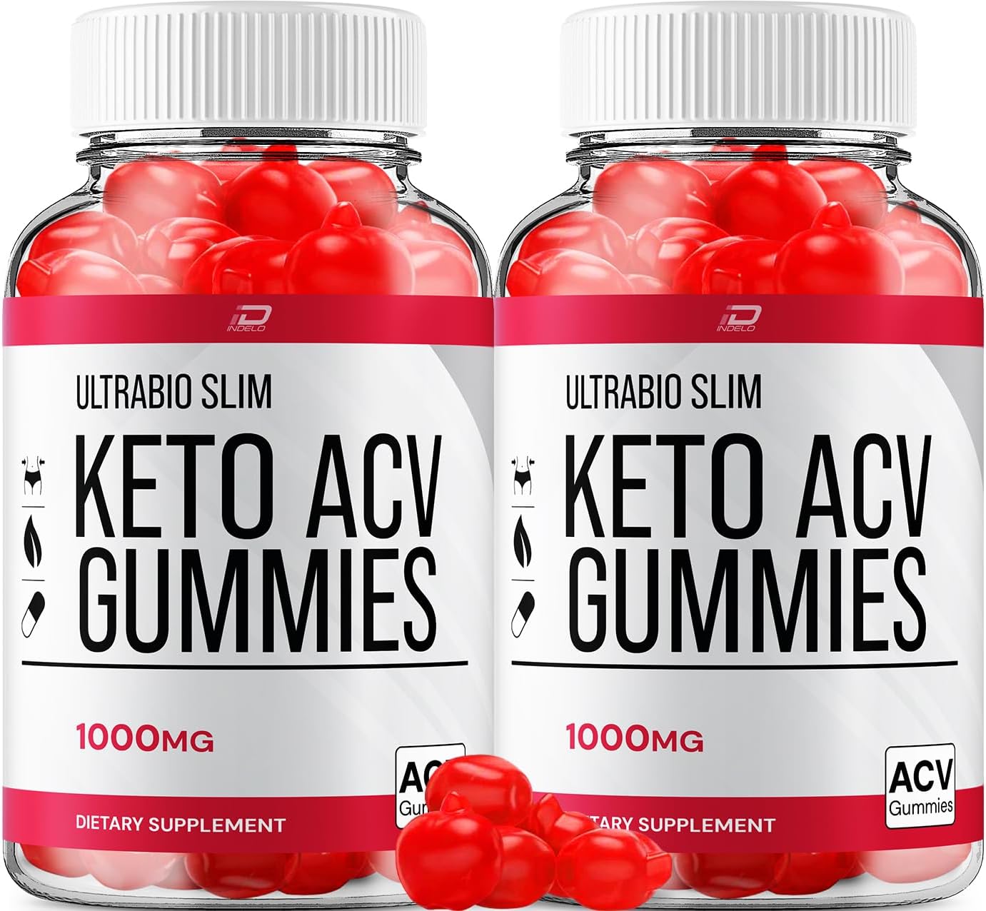 UltraBio Slim Keto Plus ACV Gummies - Maximum Strength BioSlim for Advanced Weight Management - 2 Pack (120 Gummies)