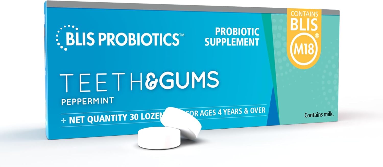UltraBlis Probiotic Immune Support with BLIS Teeth & Gums M18 - K12 Supplement