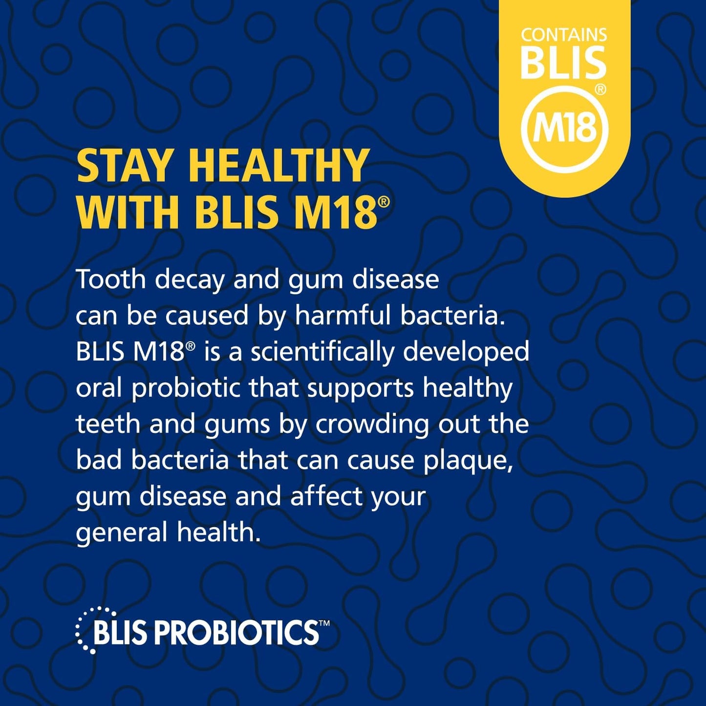 UltraBlis Probiotic Immune Support with BLIS Teeth & Gums M18 - K12 Supplement