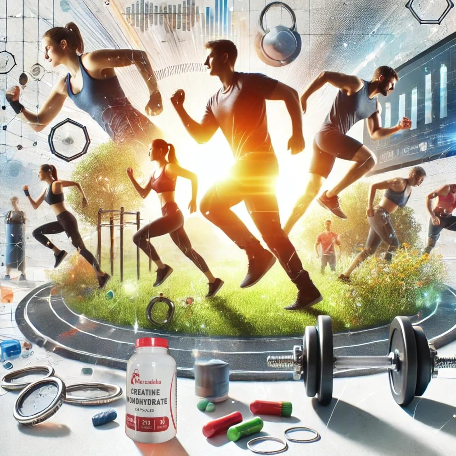 UltraPure Creatine Monohydrate Capsules for Extreme Strength and Performance - Premium Quality Formula