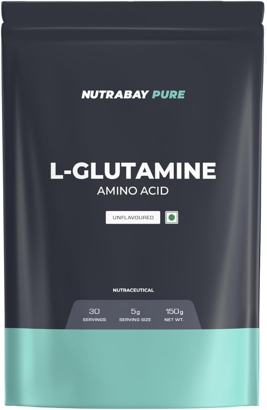 Unflavoured L-Glutamine Powder for Muscle Growth & Recovery - 150g Amino Acid Post Workout Supplement
