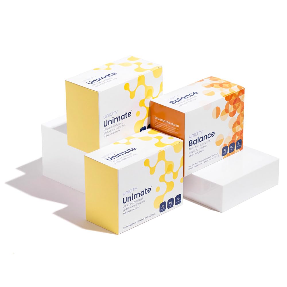 UNICITY Feel Great System: Natural Balance Pack with Natural Orange & Lemon - 30 Day Supply