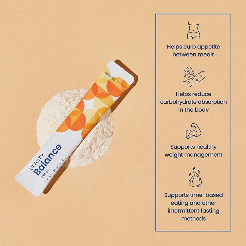 UNICITY Feel Great System: Natural Balance Pack with Natural Orange & Lemon - 30 Day Supply