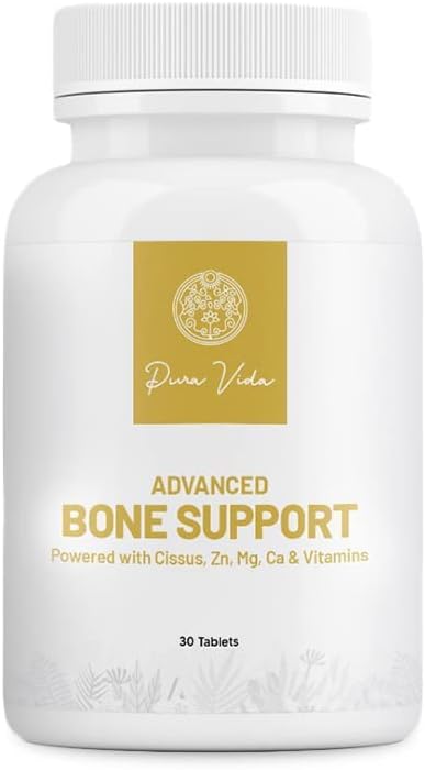 Unisex Bone Strength Supplement with Cissus, Calcium, Copper, Zinc, Vitamin K2, and D3 - 30 Tablets for Bone Growth and Nutrition