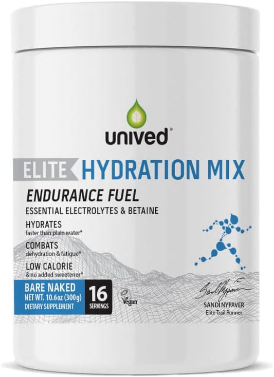 Unived Elite Hydration Mix: Electrolytes & Betaine for Optimal Hydration - Low Calorie - 16 Servings