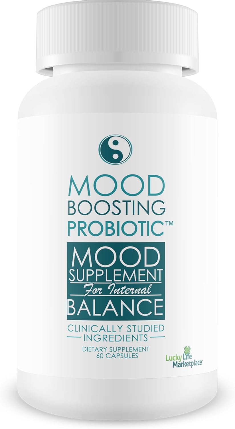 Universal Mood Boosting Probiotic Supplement for Men and Women - Supports Digestive and Immune Health with Prebiotics and Probiotics