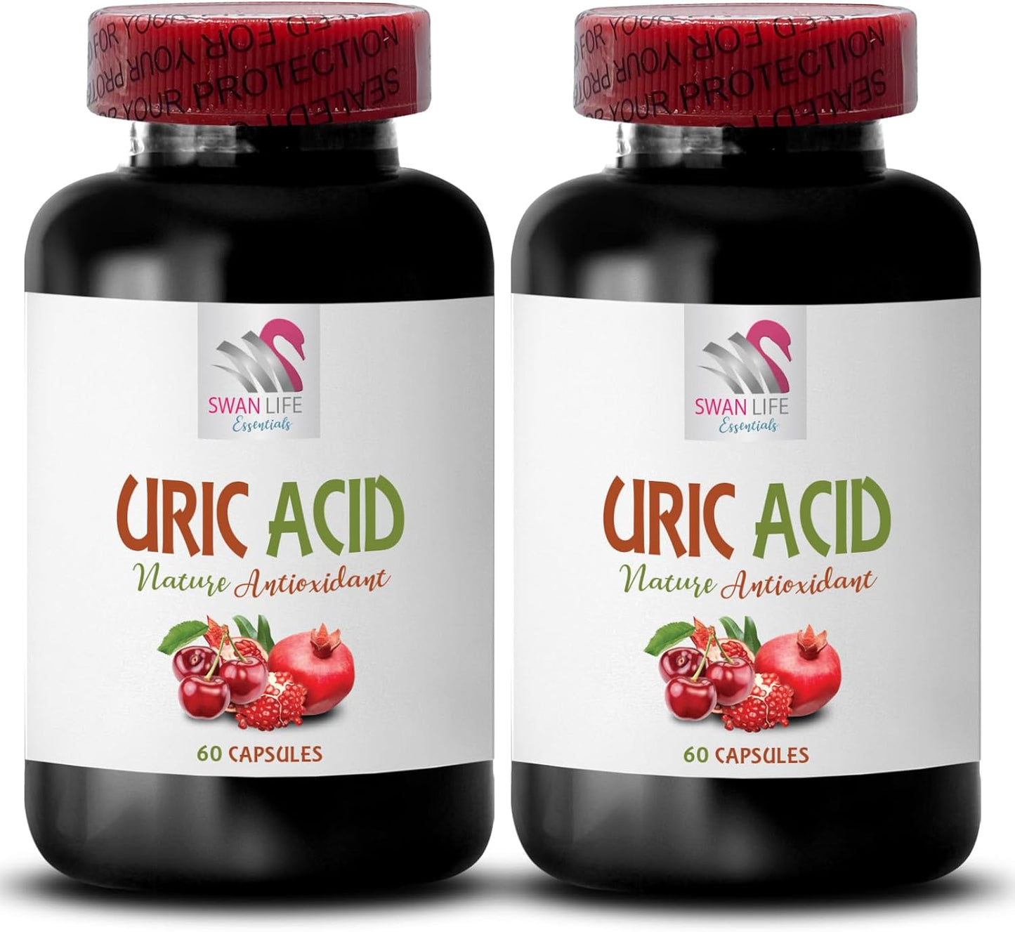 Uric Acid Management Supplements - Reduce Uric Acid Quickly with Green Coffee Extract, Tart Cherry, Pomegranate - 120 Capsules