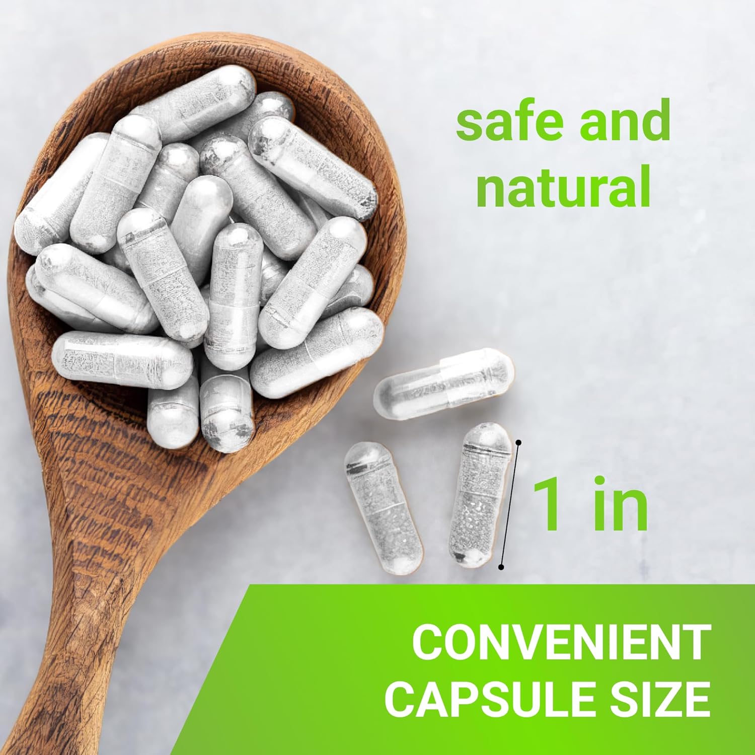USA-Made Lion's Mane Mushroom Capsules for Memory, Focus & Clarity - Brain Boost Supplement - 100ct