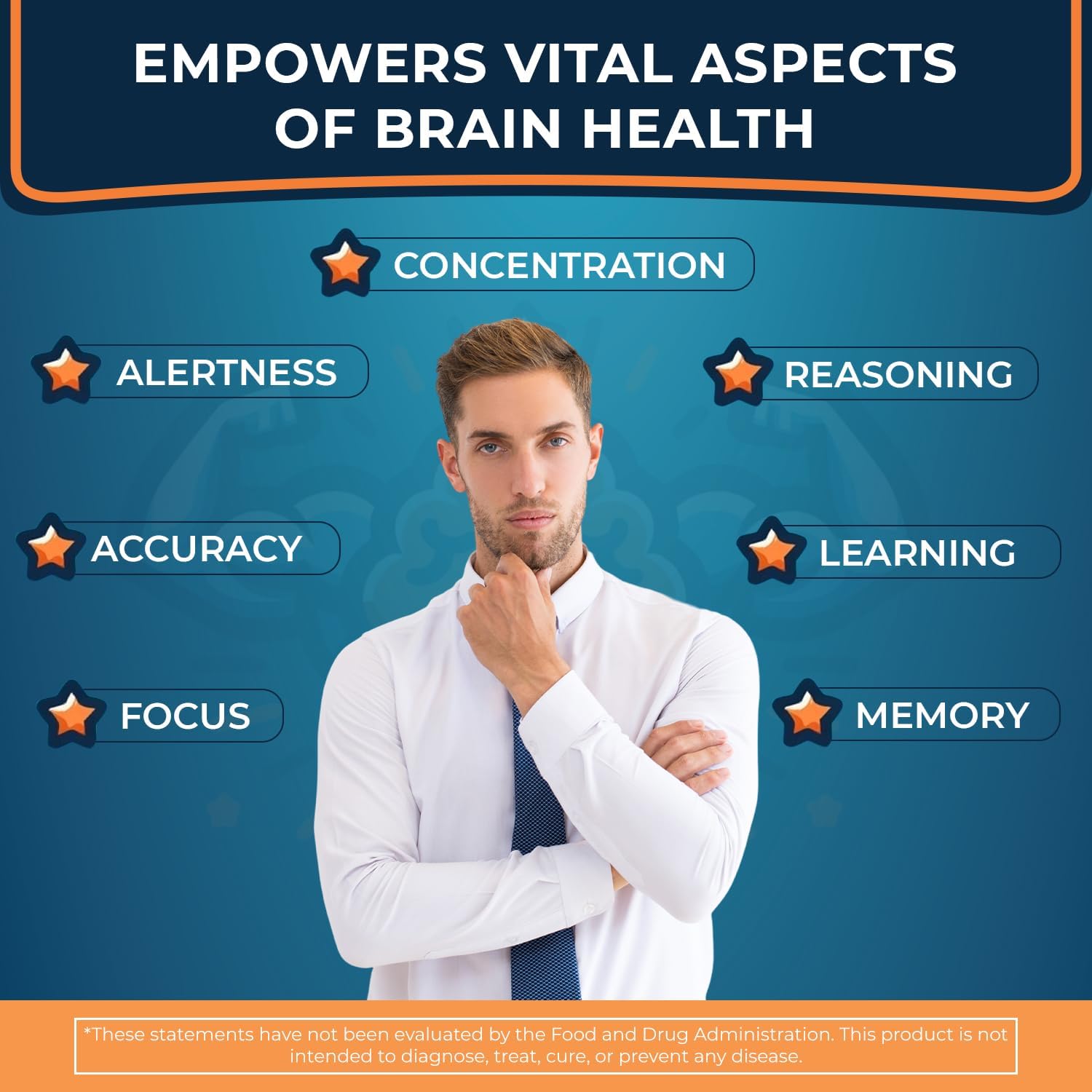 USA-Made Nootropic with Lions Mane, Citicoline & Bacopa for Memory & Focus - Strong Brain Ultra with AI-Formulated Ingredients