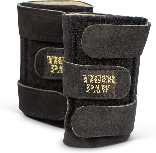 USA-Made Tiger Paw Gymnastics Wrist Supports - Competition-Grade Wrist Guards (Pair) for Gymnasts, Adjustable Hand Brace Wraps