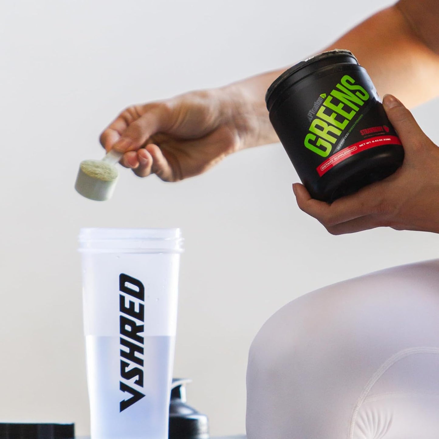 V Shred Greens Strawberry & Apple Cider Vinegar Gummies Bundle by Sculpt Nation