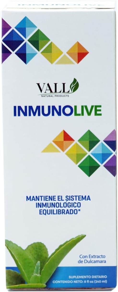 Vall Natural Products Vall-Inmunolive Alfalfa and Dulcamara Oral Solution 8 fl oz - Immune Support Formula
