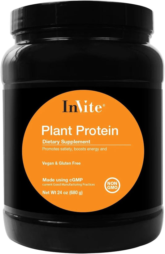 Vanilla Plant Protein Powder for Satiety, Energy Boost, and Lean Muscle Mass - 24g per Serving - 20 Servings