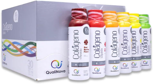 Variety Pack Liquid Collagen Supplements for Women - Tropical Flavors with Essential Nutrients (10g Collagen / 1.86 fl oz - 30 Count)
