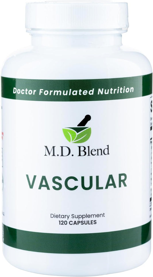 Vascular Wellness Supplement - Expert Formulated for Proper Flow & Balance - Powerful Ingredients - 240 Capsules