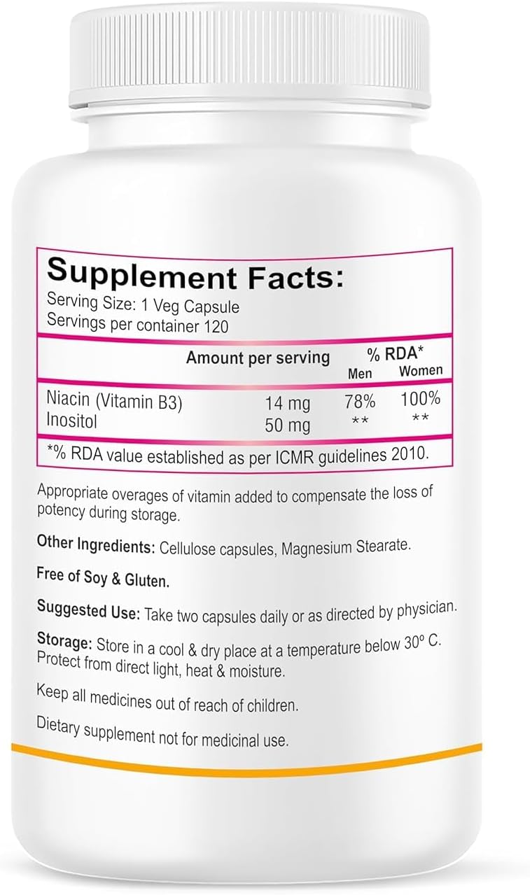 Vascularity Support & Cellular Energy Boost Formula - Non-GMO, Gluten Free, 120 Veg Capsules