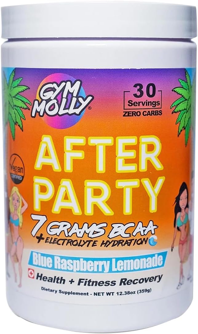 Vegan BCAA Powder for Workout Recovery - Electrolyte and Amino Acids Drink, Zero Carbs, Zero Sugar, 35 Calories (Blue Raspberry)