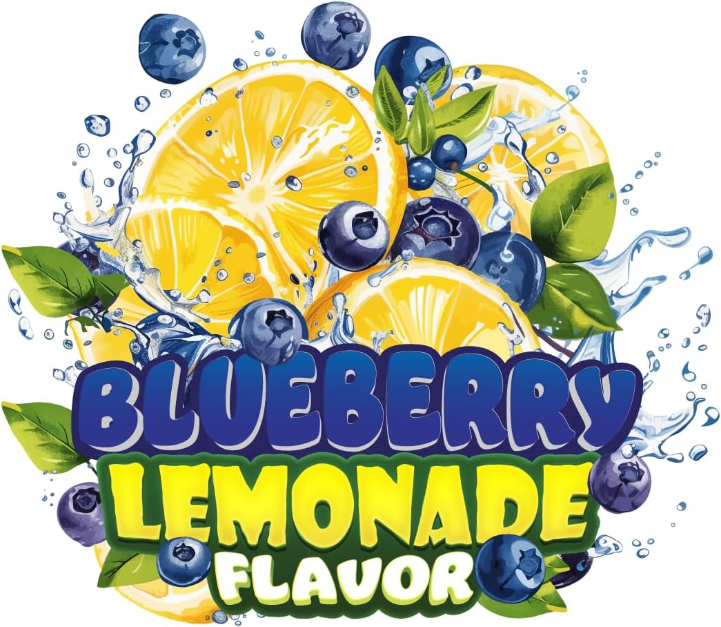 Vegan BCAA Powder with 7g BCAAs, Electrolytes, Sugar-Free, Supports Muscle Recovery - Blueberry Lemonade Flavor, 30 Servings