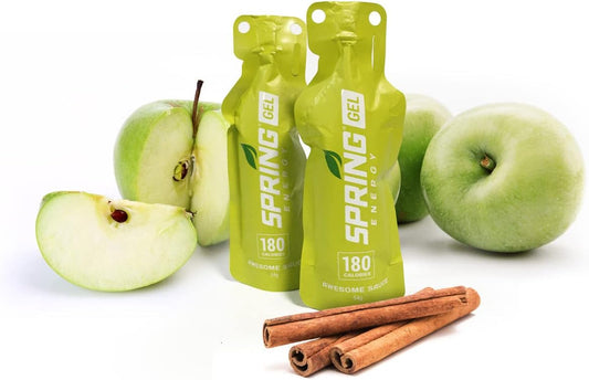 Vegan Cinnamon Apple Pie Gel - Spring Energy Awesome Sauce - 20 Pack, 180 Kcal